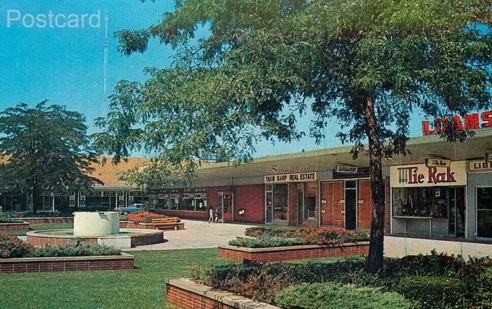 Frandor Shopping Center - Old Postcard Photo